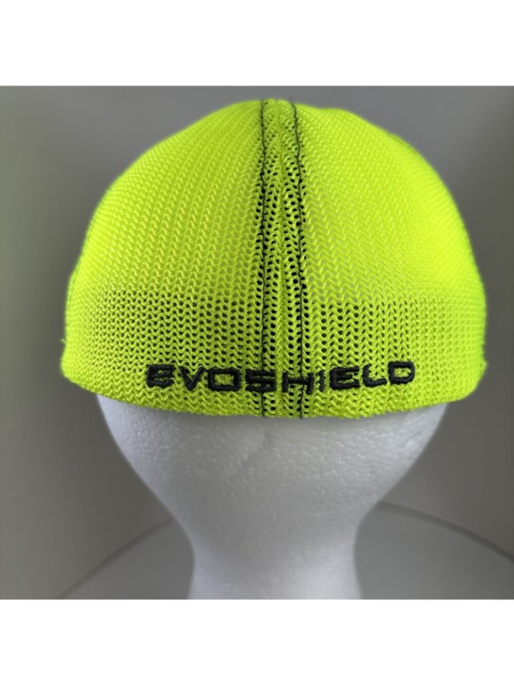 Evoshield Embroidered Cap Hat Gray Green Mesh FlexFit size S/M WE ARE ATHLETES - Picture 3 of 6